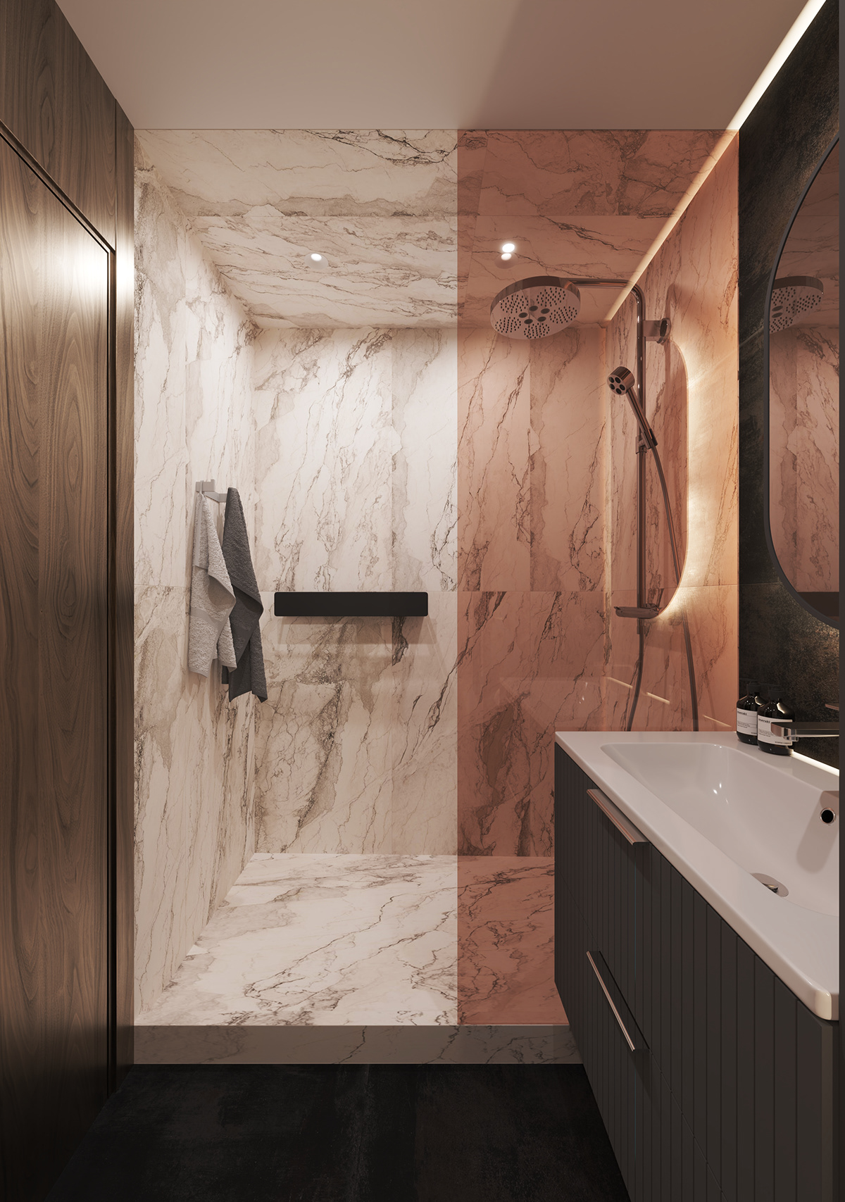 bathroom Interior architecture interior design  visualization Render 3D modern 3ds max corona
