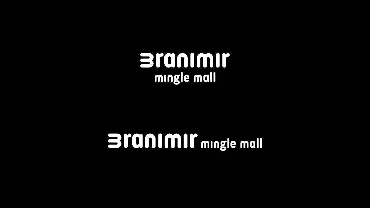 shopping mall mall identity logo visual identity