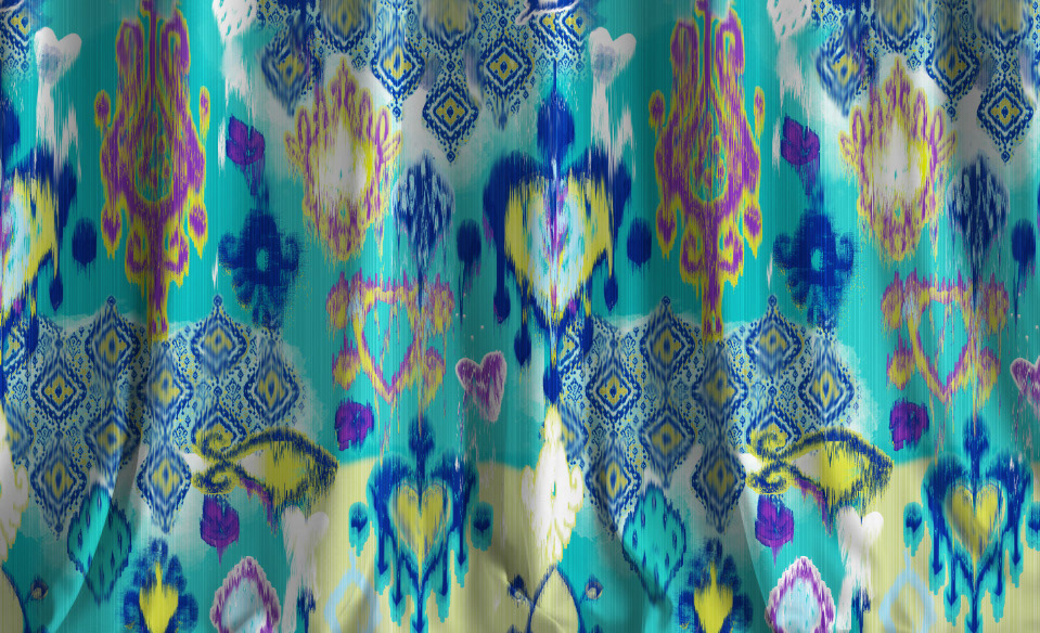 Ikat Fashion  pattern pattern design  Surface Pattern textile seamless pattern print print design  fashion print