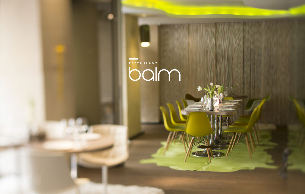 restaurant  balm  DWAIN brand  logo  logotype  Paris