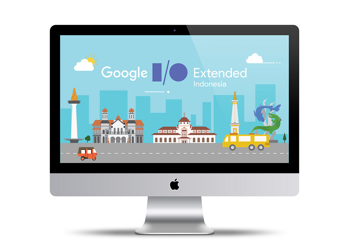 vector poster google indonesia I/O