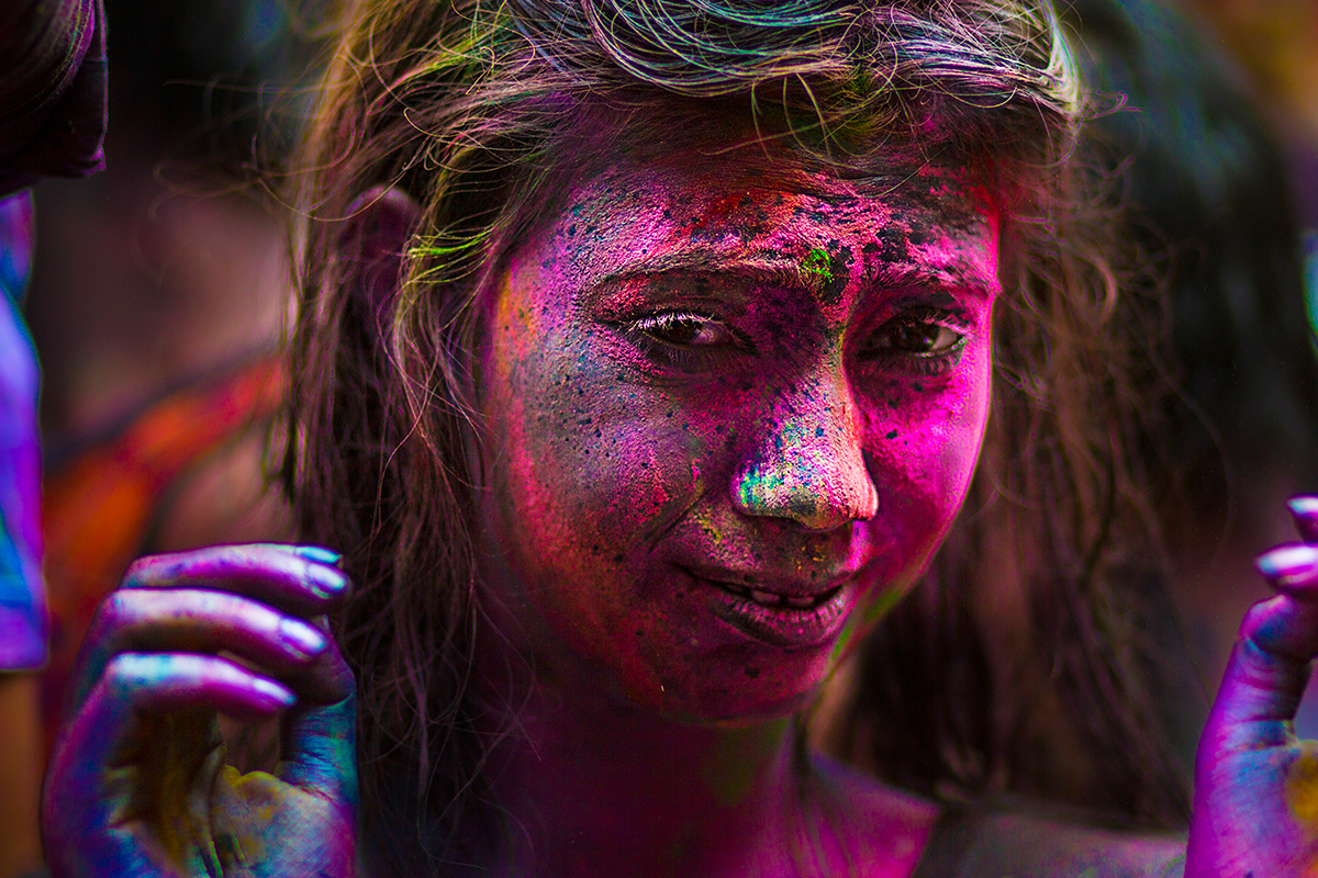 holi color celebration dhaka Bangladesh happy pavel rashed