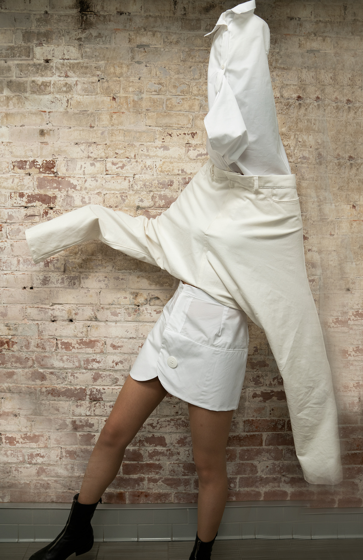 risd apparel sophmore Fashion  garment white project