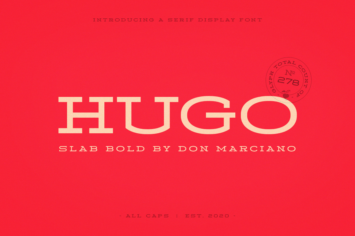 Hugo Slab Font on Behance