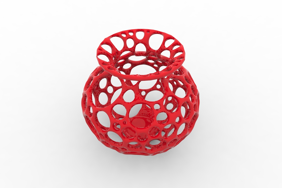 Vase 3D cad bowl tableware serving 3d printing