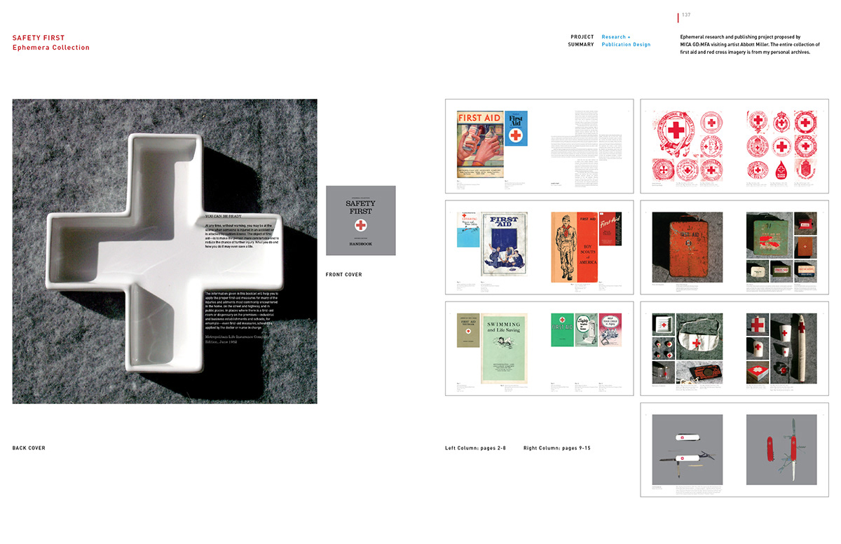 book design Publications sketch book brochure catalog MFA Thesis research newsletter photgraphy