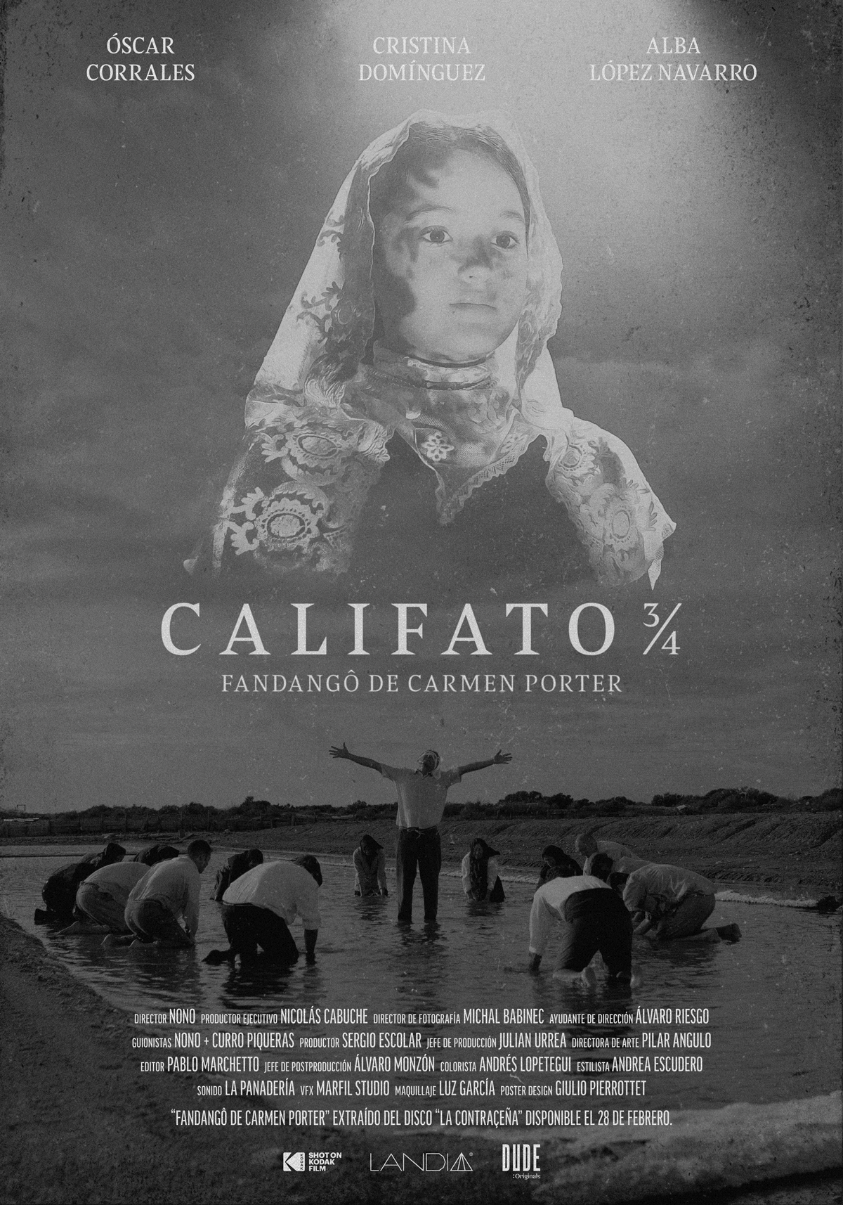 andalucia art direction  black and white bw Califato 3/4 Carmern Porter fandango graphic design  poster spain