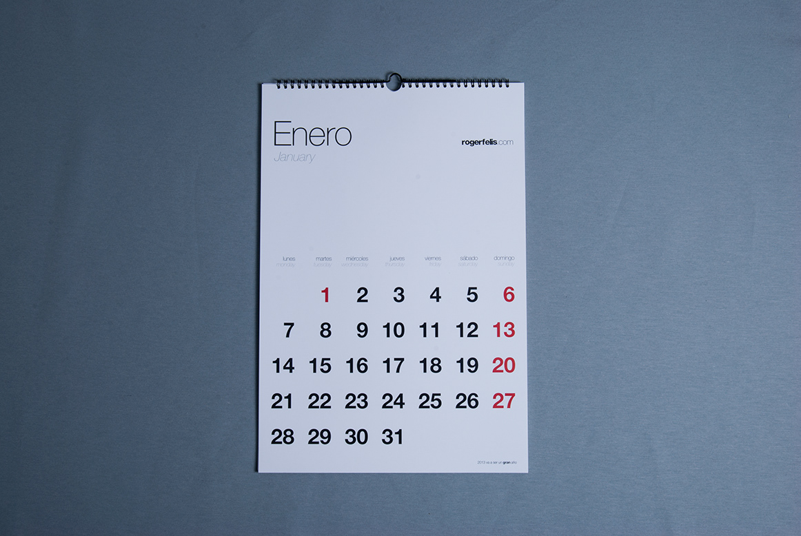 calendar  selfpromo  autopromo  christmas Client Gift