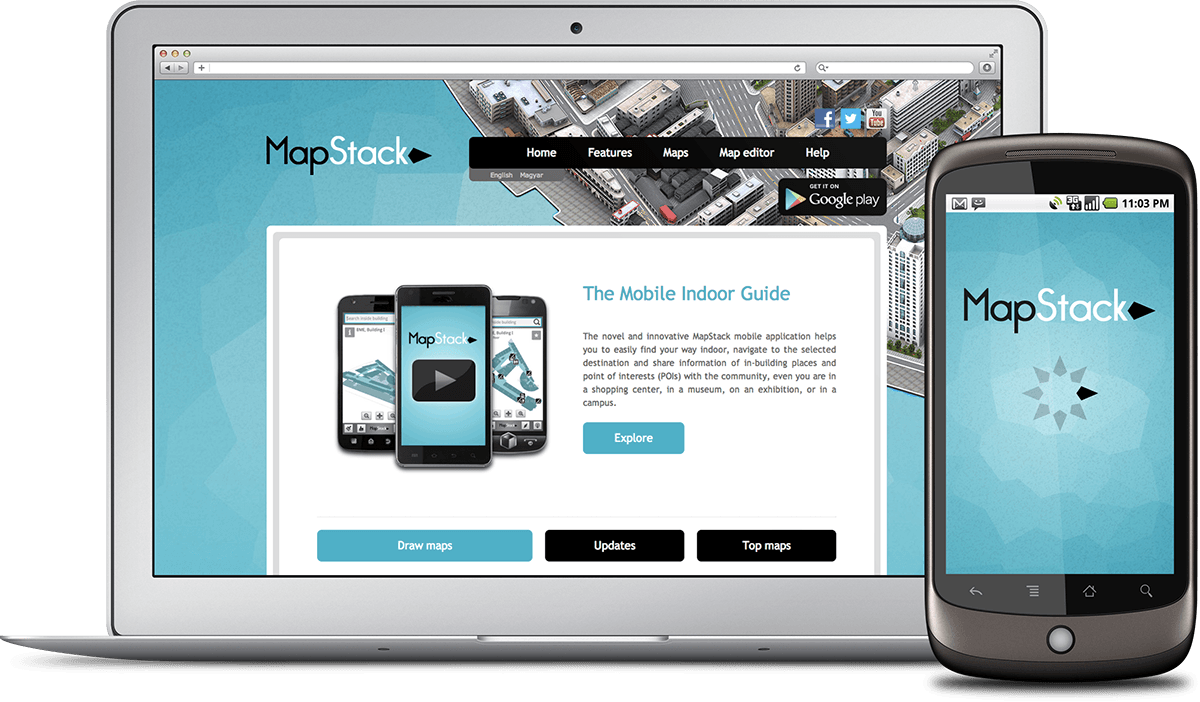 mobile map indoor building navigation user interface user experience design Website front-end Editor tool mall maps android