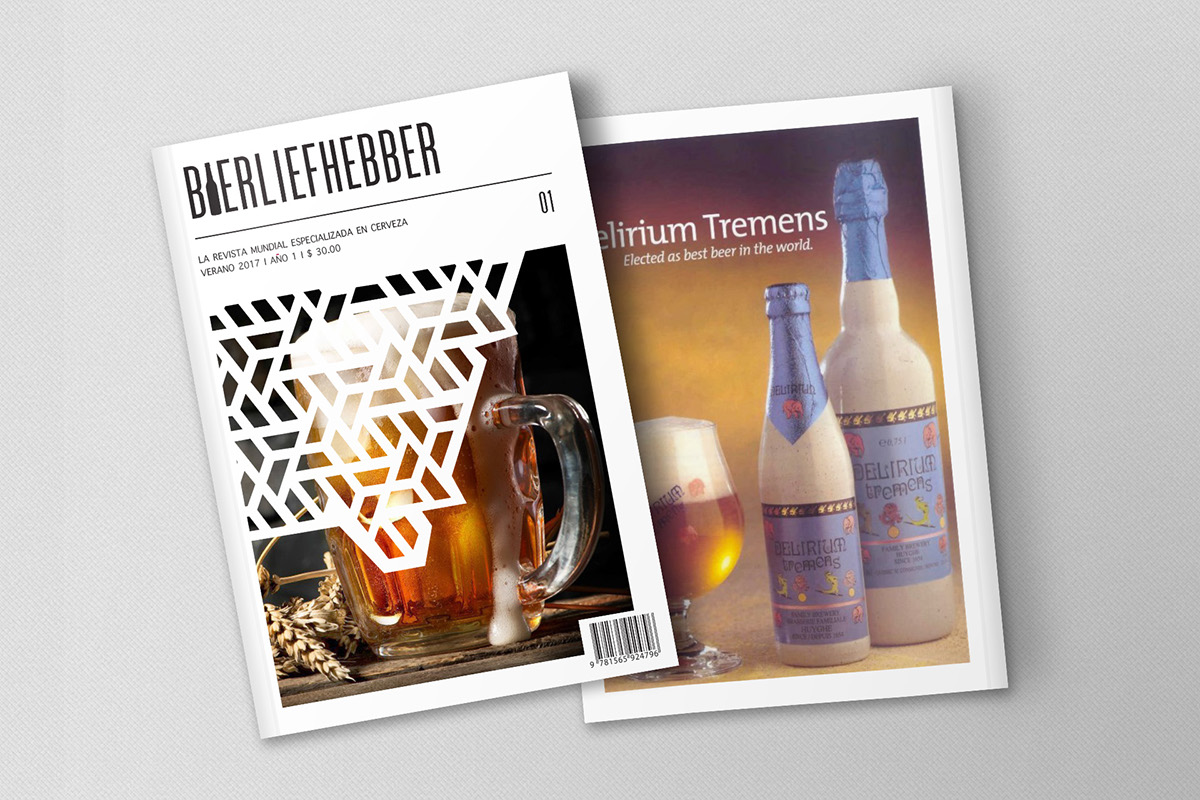 revista magazine beer design editorial print