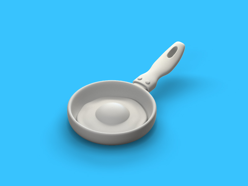 Food  Icon ILLUSTRATION  3D CGI Render