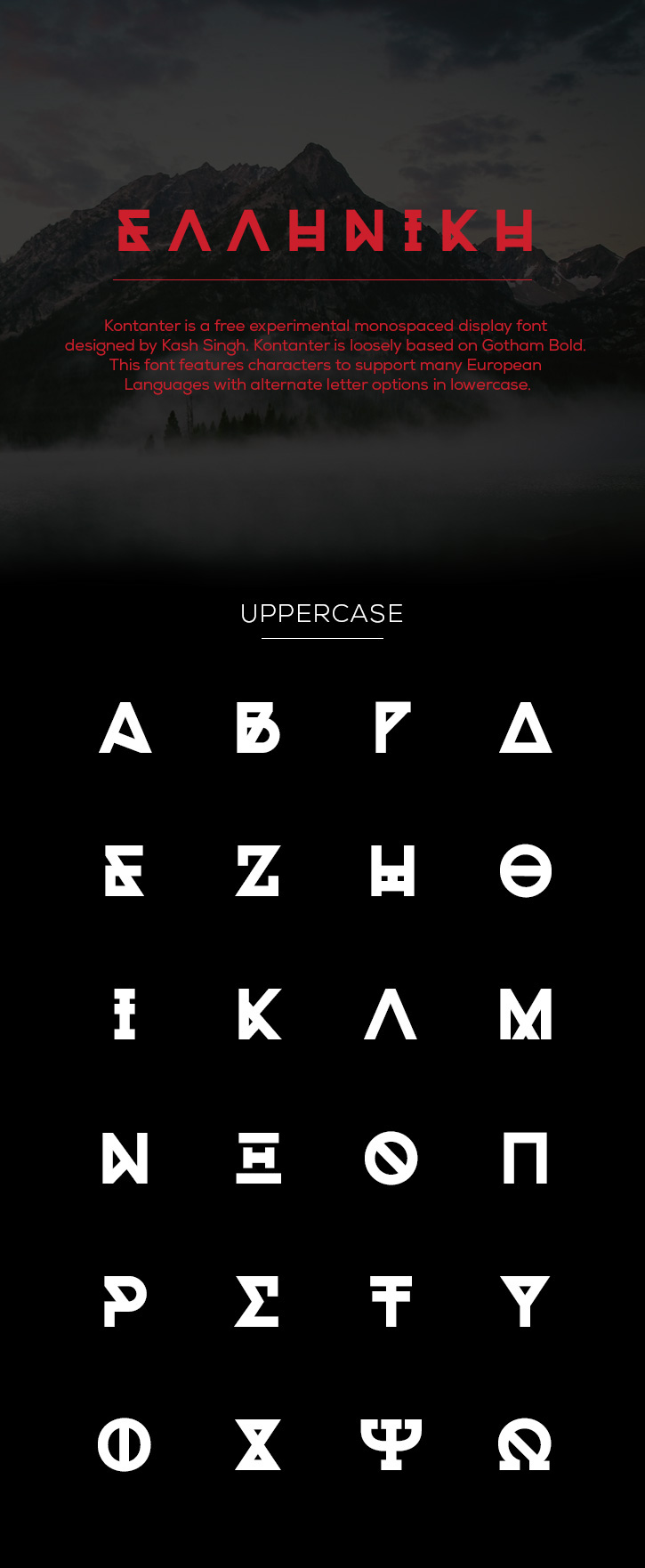 font type design geometric Hipster experimental Latin European glyphs alternate posters free Cyrillic greek logo logos