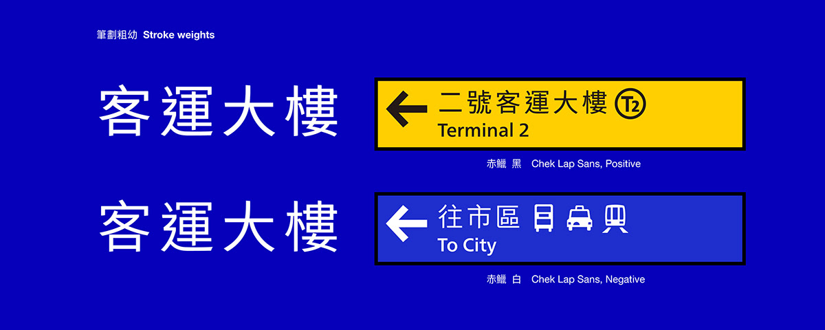 Typeface chinese typeface typography   airport Signage wayfinding type design sanserif Chinese typography glyphs