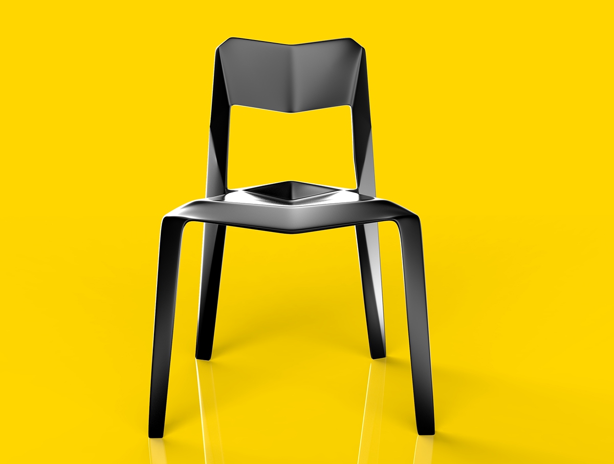 plastic chair stacking chair edge Lazariev design