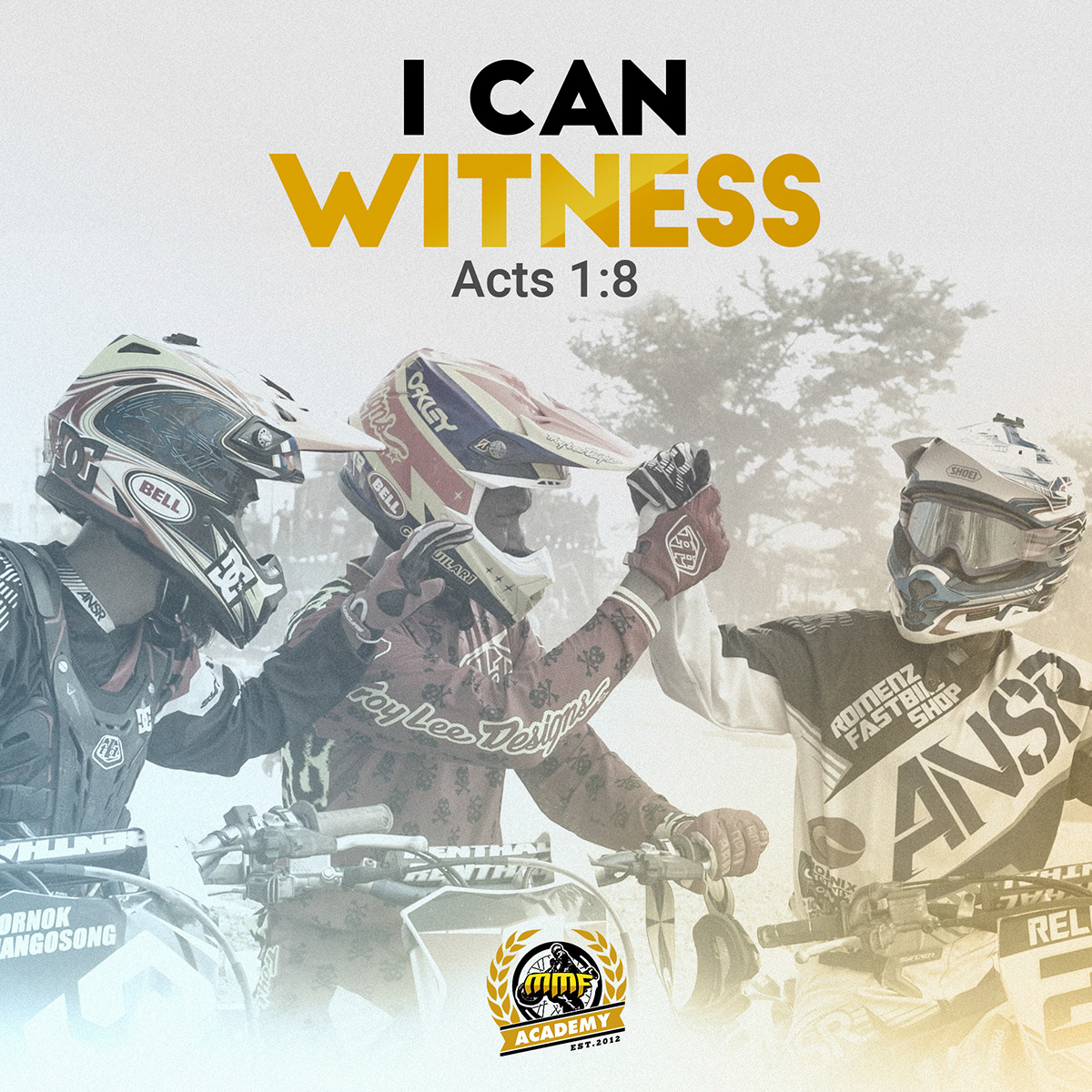 Motocross bible verse graphic design  typography   Photography 