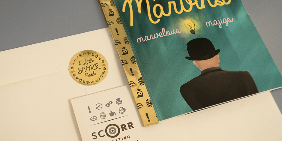 children's book book painter holidays Advertising Agency marketing firm Self Promotion Promotion bowler hat Marvin Nebraska