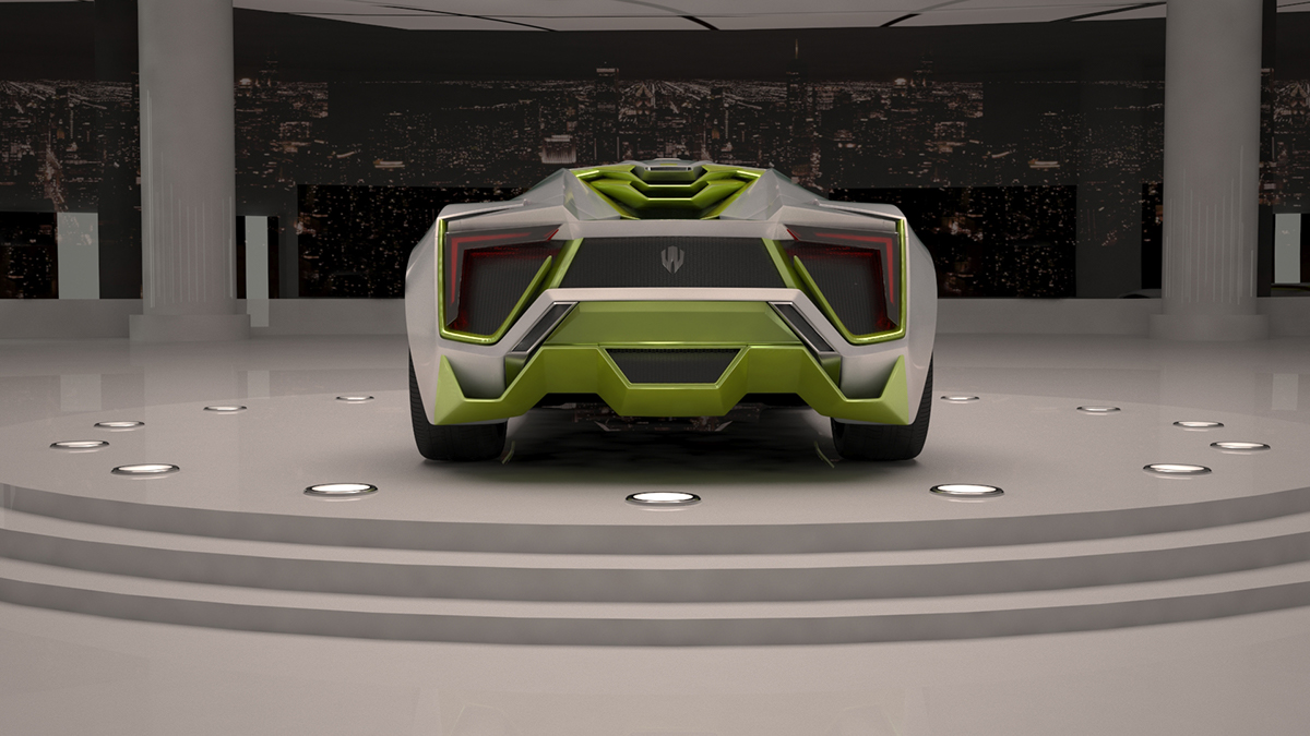 tera Project car fast furious Lykan HYPERSPORT hybrid concept D&AD 3D eco enviormental green Ps25Under25