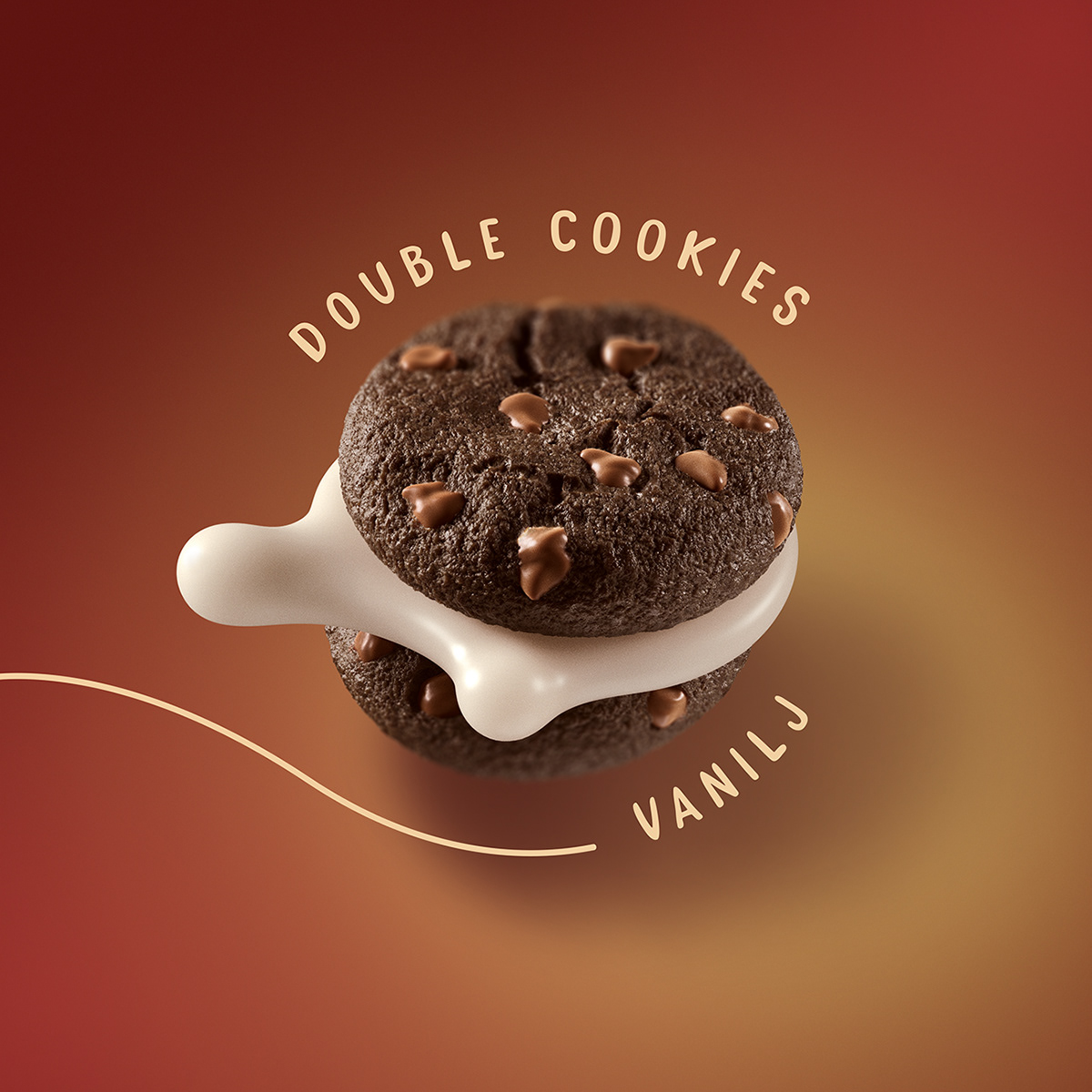 andre caputo 3D cookies 3D CHOCOLATE 3d Cookie chocolate cookie 3d Biscuit 3d choco chip 3d vanilla