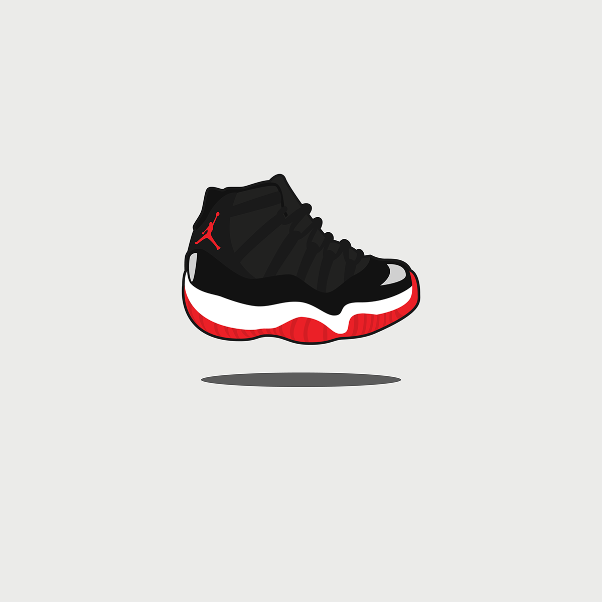 air jordan sneaker adidas Nike BRED Carmine cute sneakerhead jumpman Flying yeezy vector Yeezus Kanye West jeremy scott