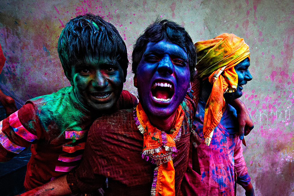 Adobe Portfolio India Uttar Pradesh holi festival colors Braj Festival of Colors travel photography