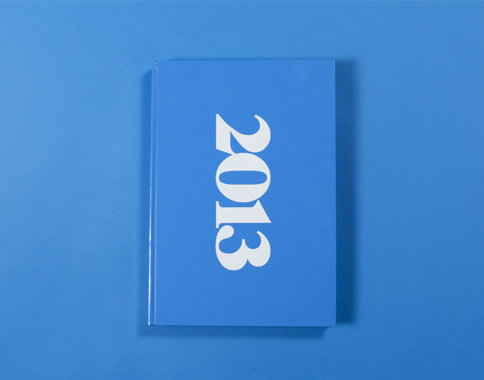 blue book design book ANNUAL Tonal type
