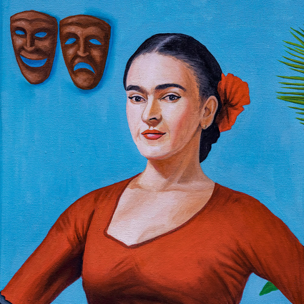 españa frida Frida Kahlo mexico oil on canvas Oil Painting painting   traditional painting