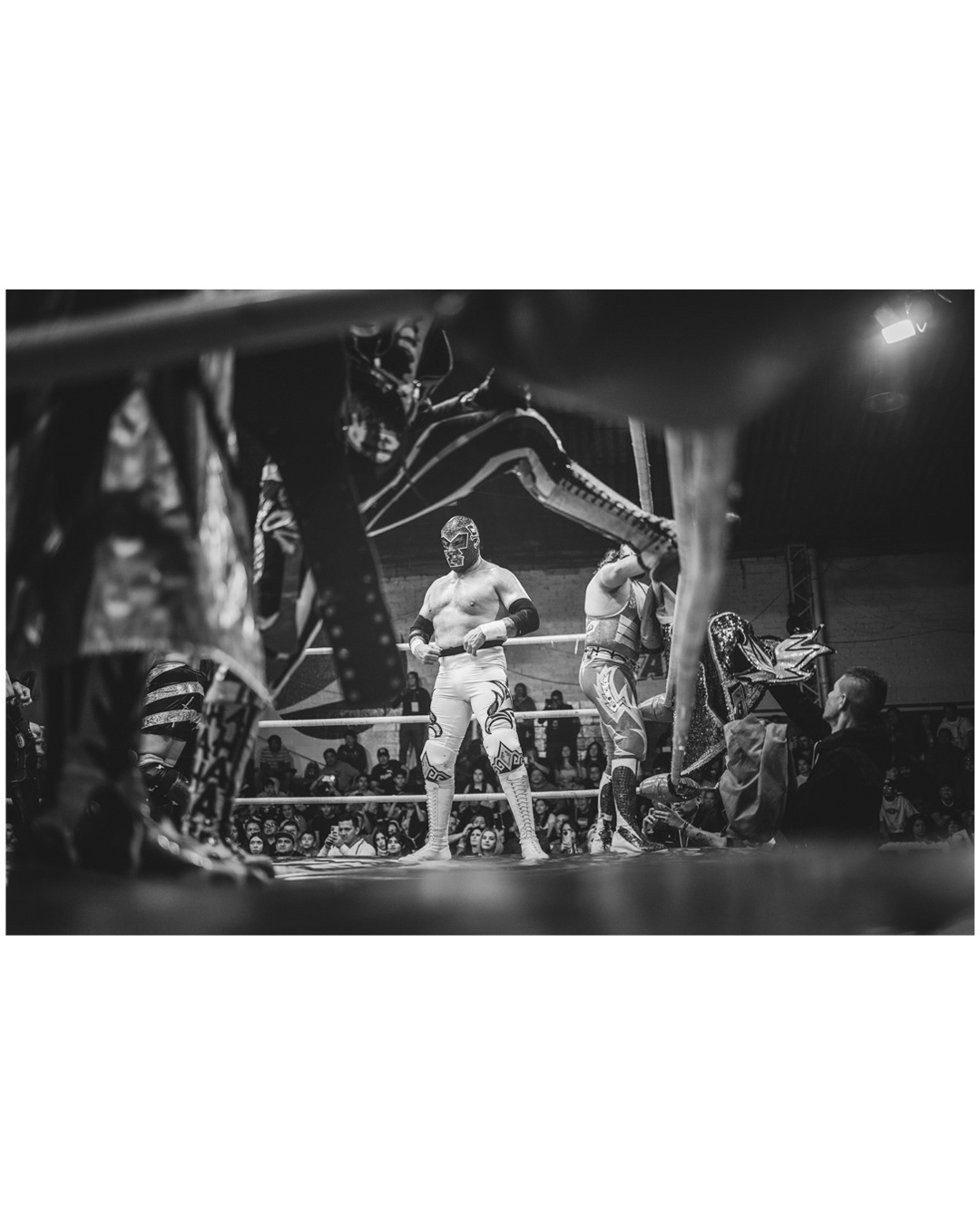 lucha libre Wrestling sports design mexico black and white Documentary Photography