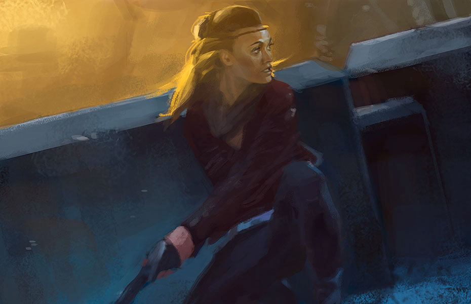 storyboard characters female action
