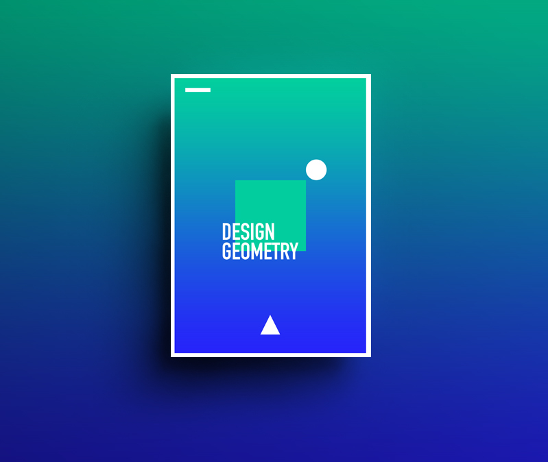 Adobe Portfolio design geometry Minimalism fresh color poster shapes Shades Behance colors minimal pantone