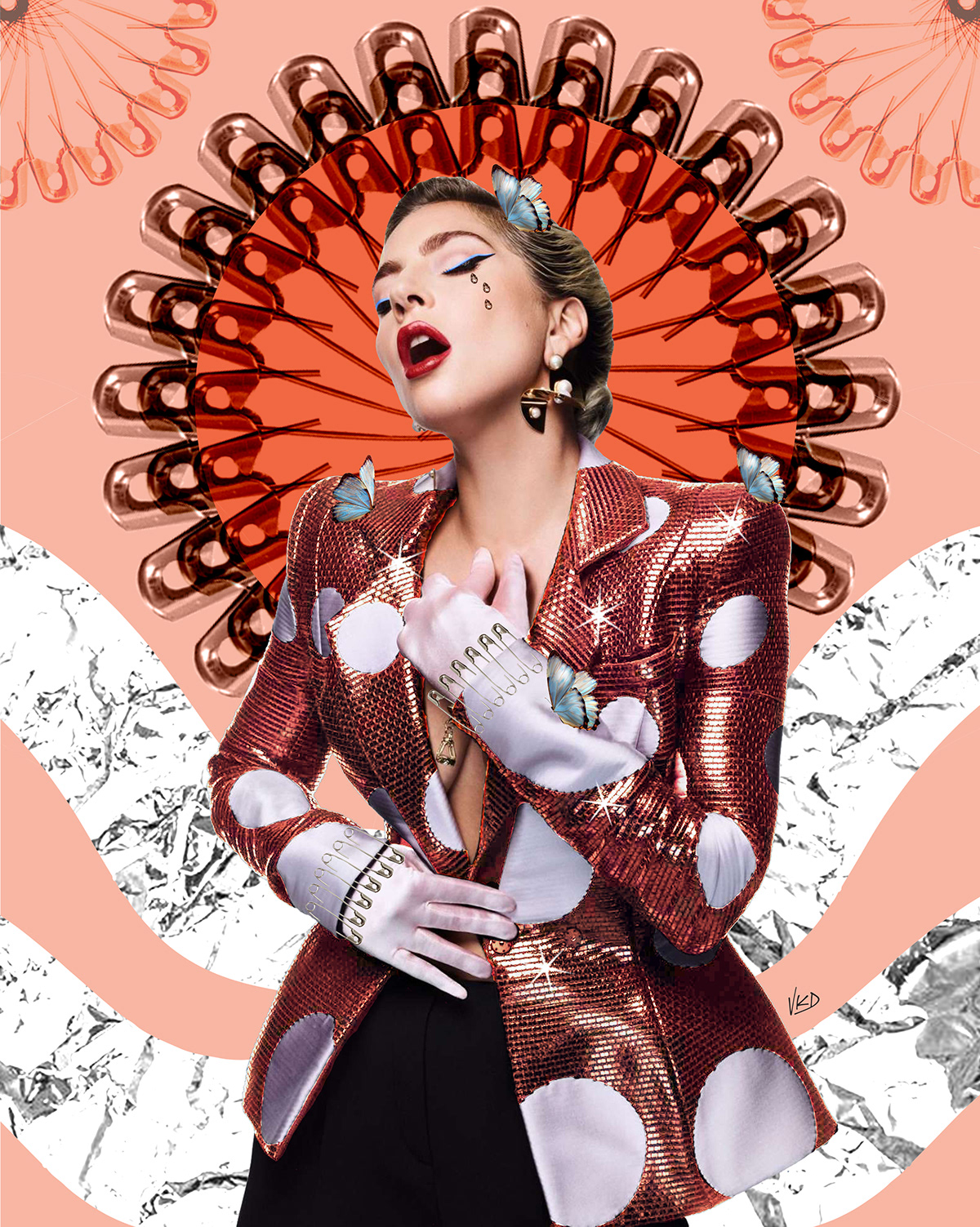 Collage/poster design - Lady Gaga