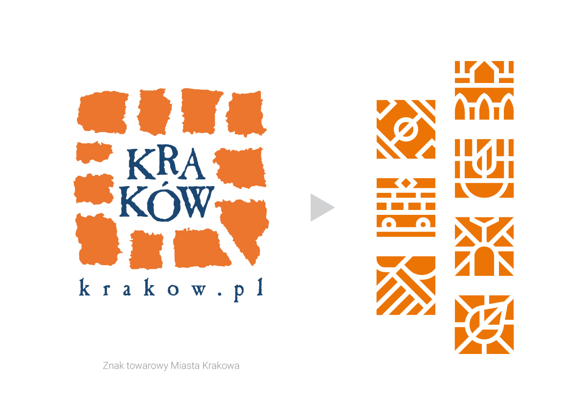 logo identity polska poland krakow cracow miasto city municipal