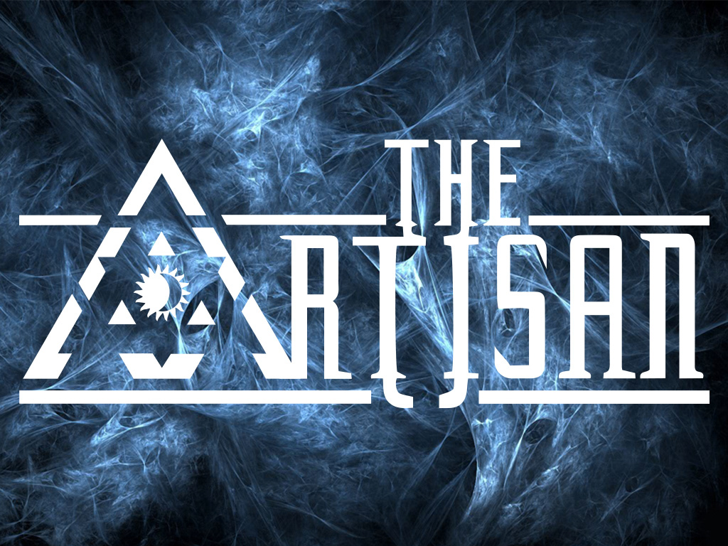 Rock logo rock band artisan tri-force Triangles fractal music logo band icon rock Logo Creation voraxine blood seven