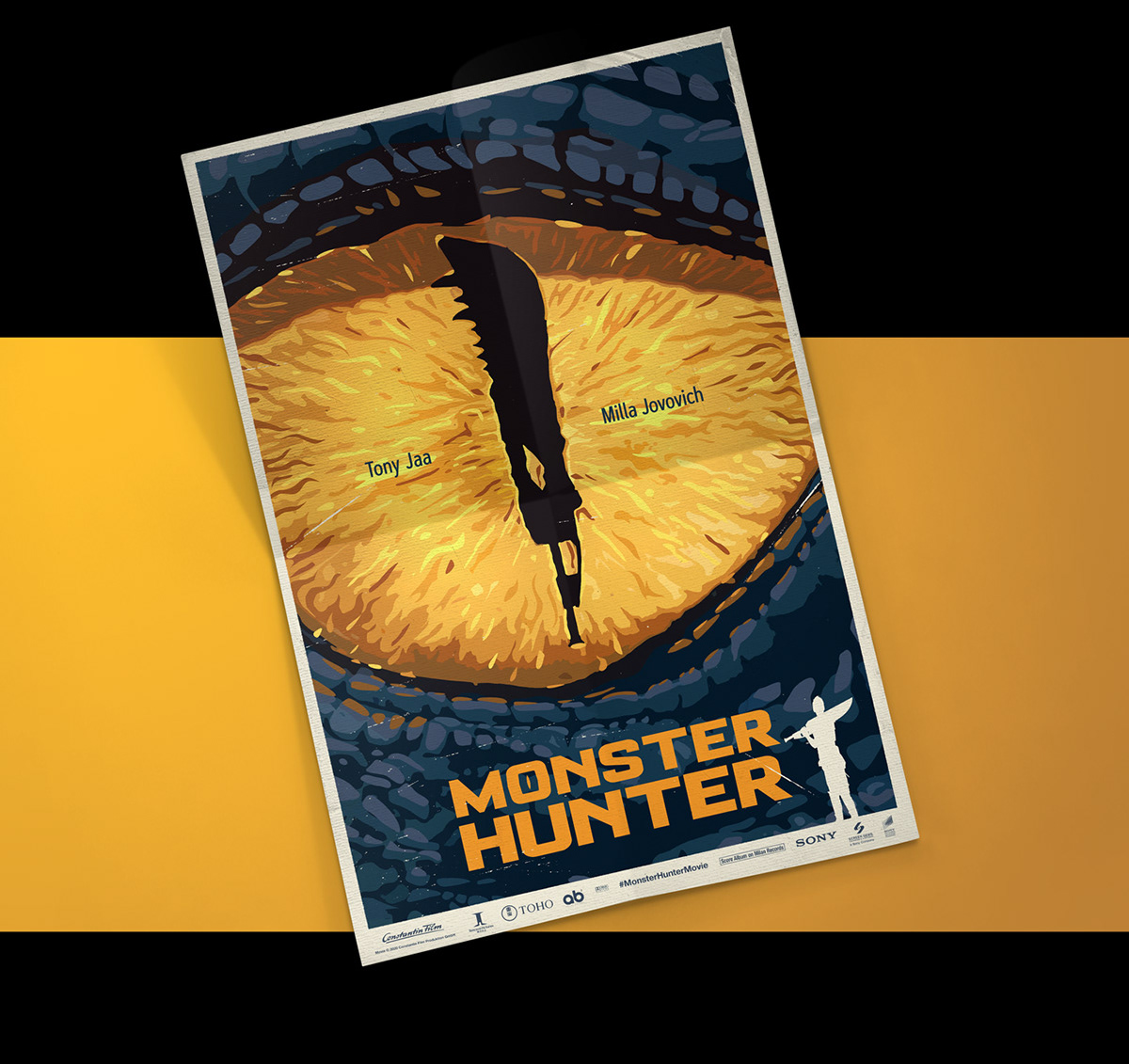 design fedchenko hunter monster movie poster