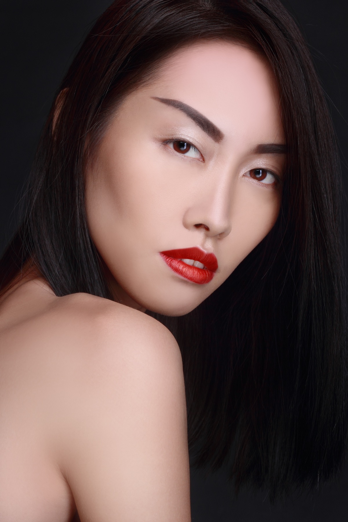makeupartist niken xu larascream oriental beauty shot asian indonesia female model Cosmetic mac