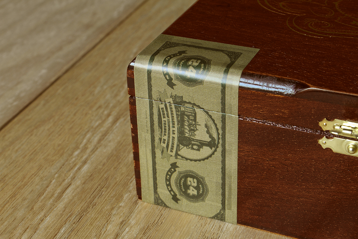 J.D. Howard  package design hand-drawn lettering monogram cigars Nashville crowned heads
