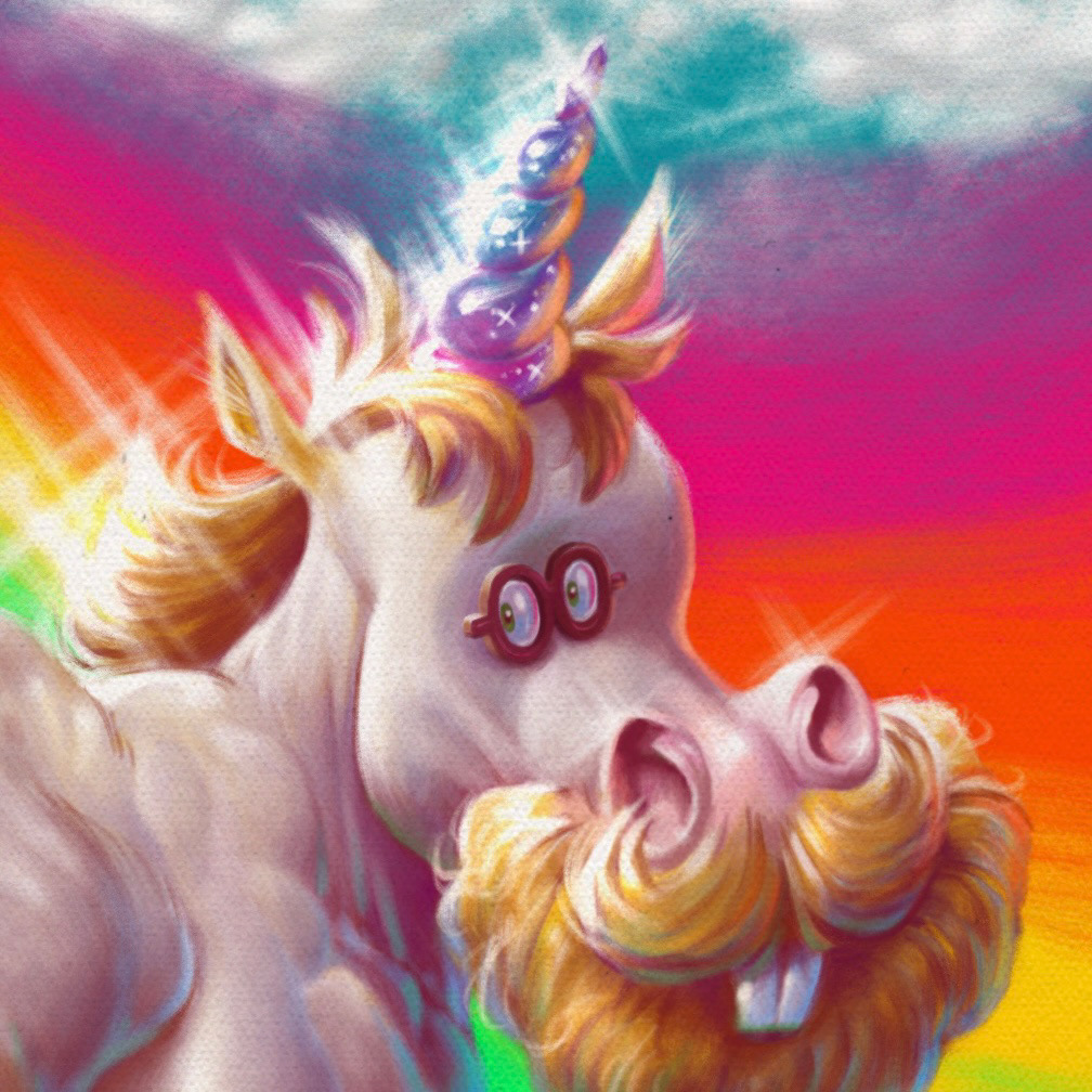 farting junicorn rainbow unicorn