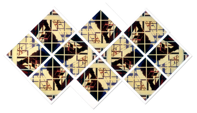  photo mosaics  photomontage  Ruby Spowart Polaroid SX-70
