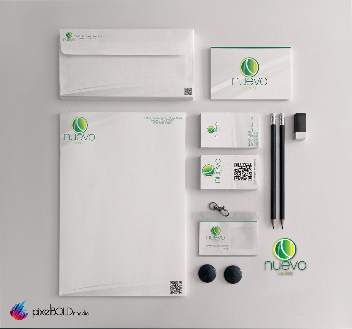 Corporate Identity Business Cards letterhead envelope stationary