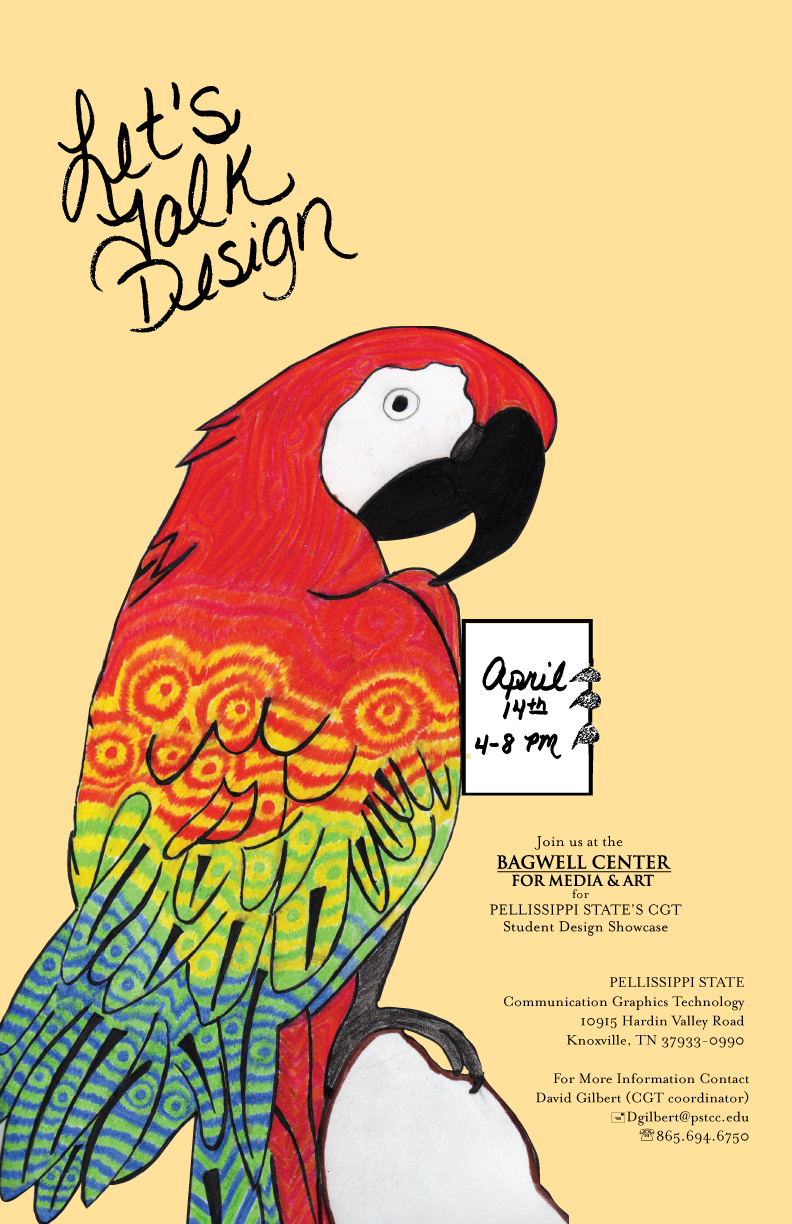 design showcase parrot poster showcase