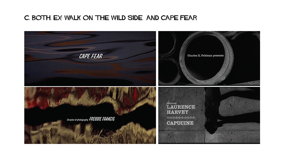 saul bass paper cutout title sequence film titles johnny depp edward scissorhands Tim Burton homage