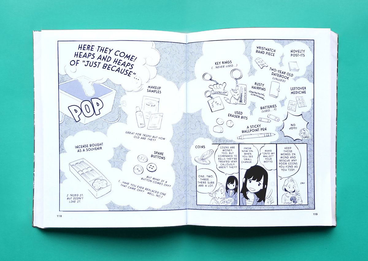 typography   Comic Book manga Marie Kondo ten speed press penguin random house life-changing magic of tidying up