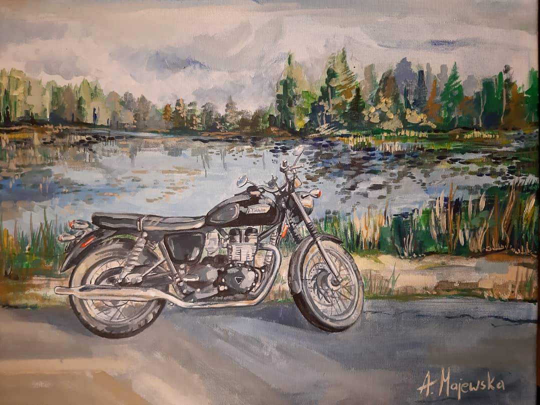 Image may contain: painting, outdoor and drawing