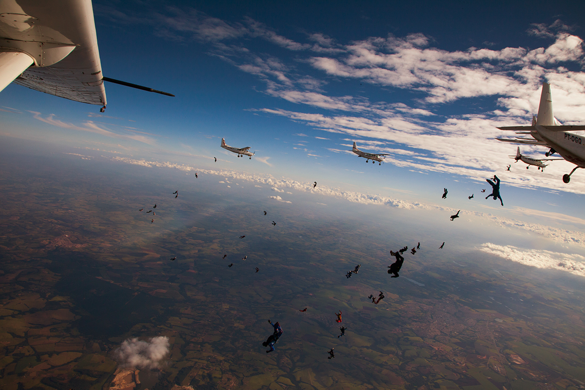 skydive Parachute Parachutisme SKY Aerial airplanes plane