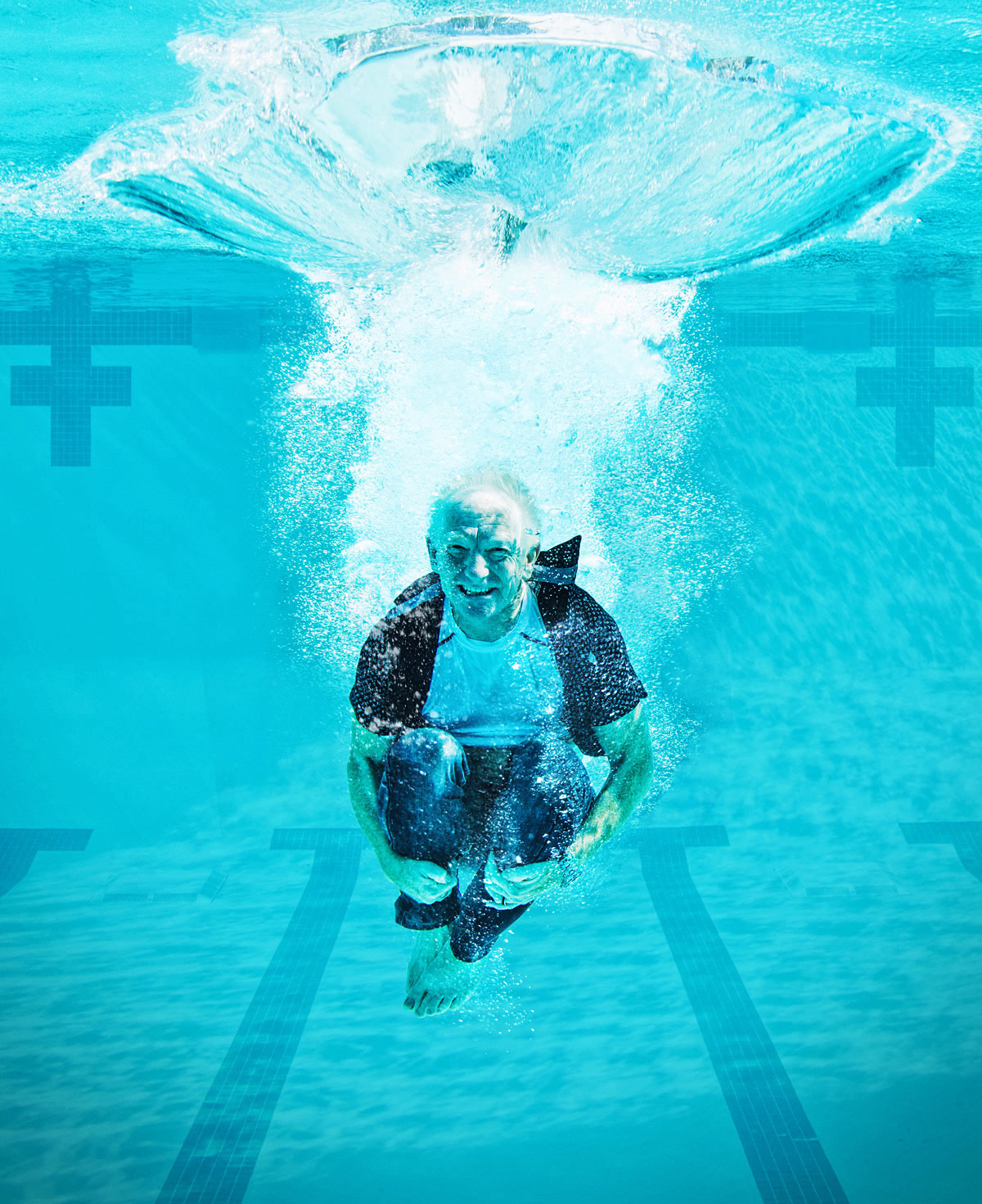 UNDERWATER PHOTOGRAPHY swimming pool California photoshop Composite splash
