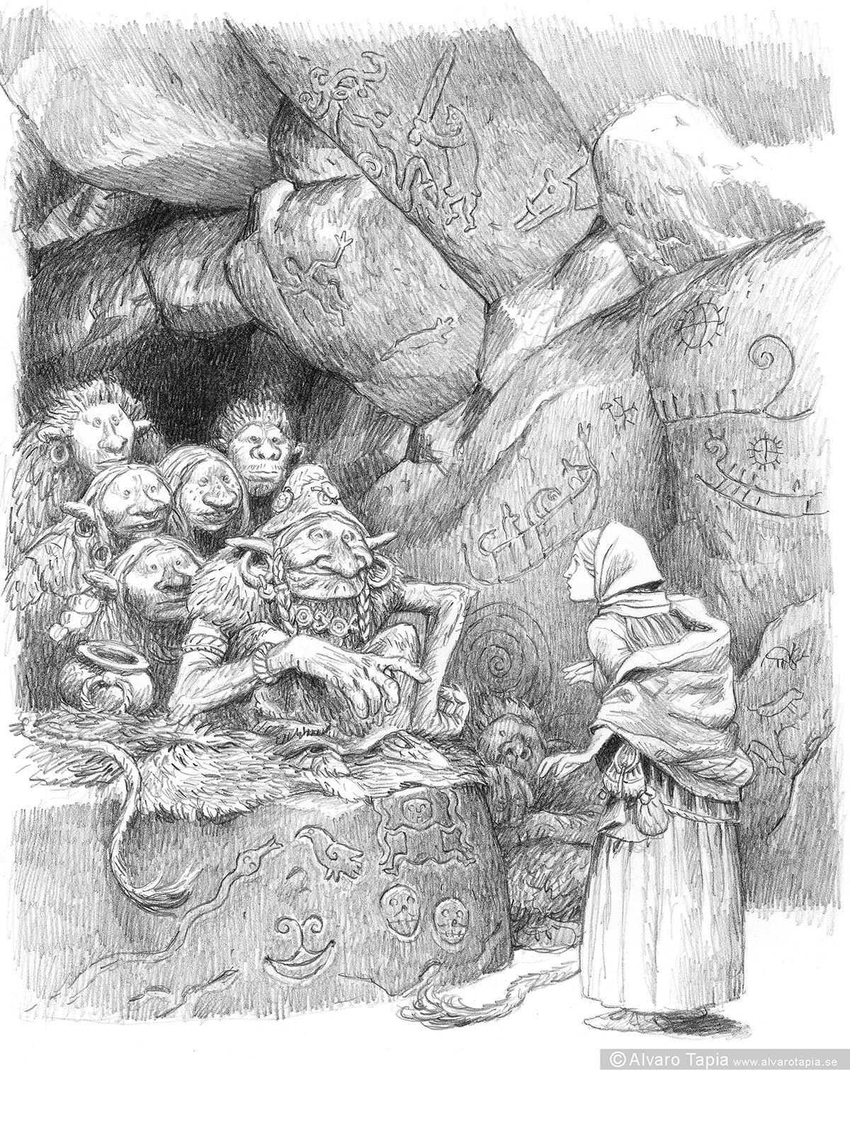 fantasy fairytale book illustration folktales mythology dragon Trolls historical children´s books harry potter