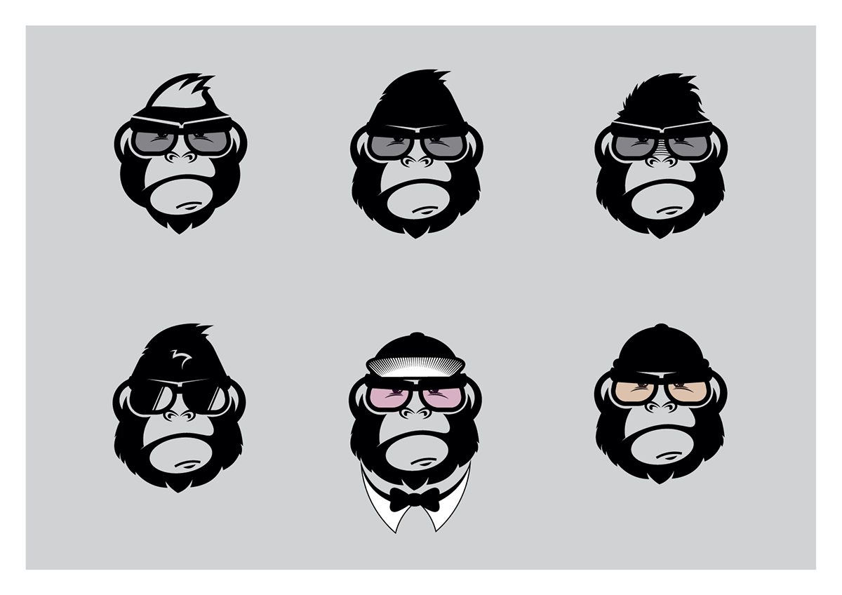 #Mr.Monkey #character design #graphic design #logo design  #illustrator #Art Direction