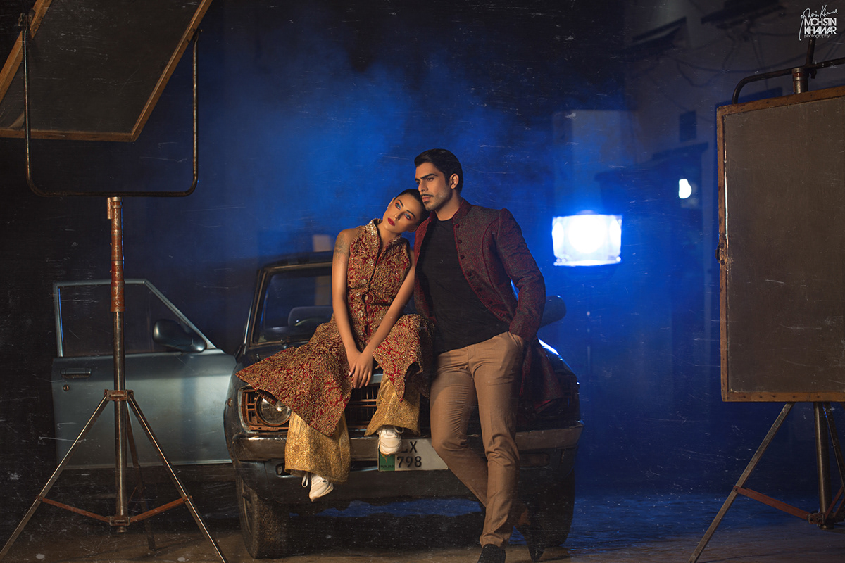 Film   screenplay lollywood Bollywood Film Set hautecouture fashion editorial magazine shoot Pakistan Mohsin Khawar