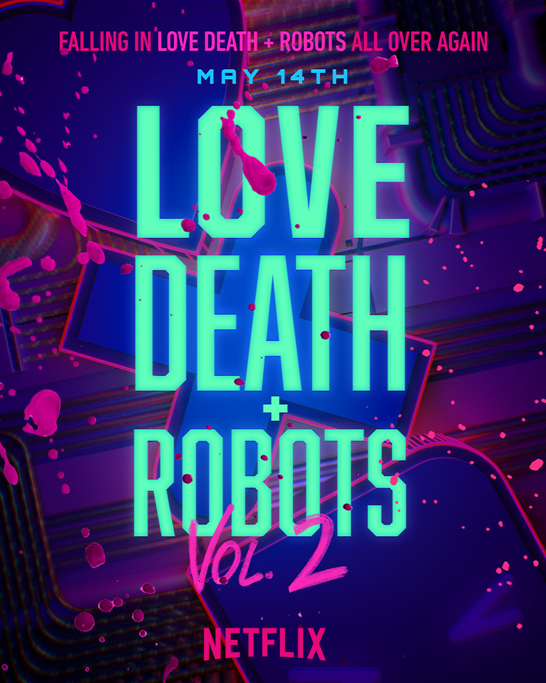 Cyborg hud design love death and robots movie poster Netflix netflix and chill Netflix Art Director netflix poster ui design love death robots netflix