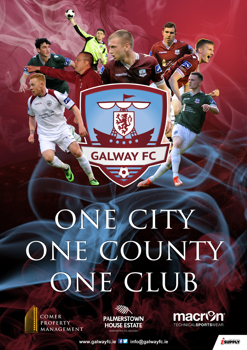 Galway football club poster