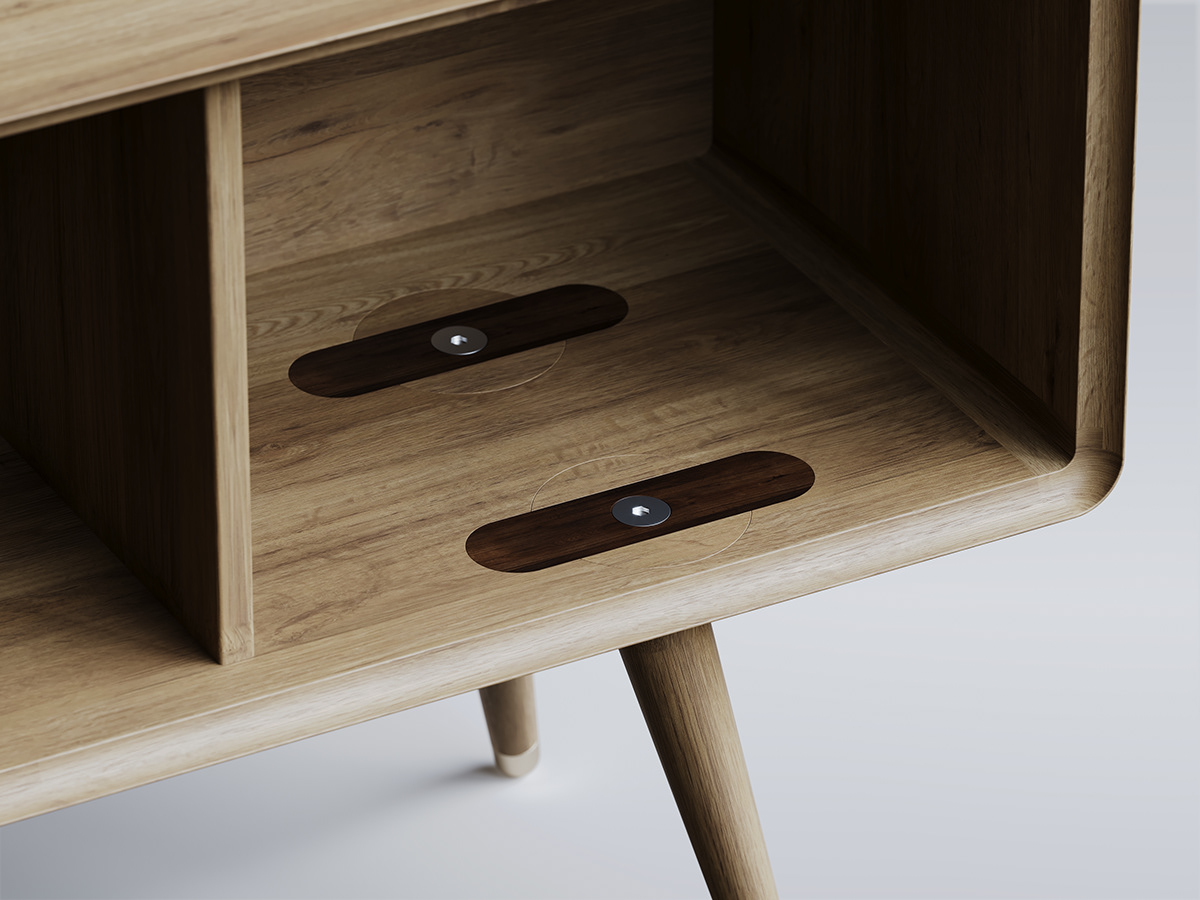 furniture design product wood dresser brand identity alphawood